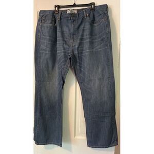 Levis 559 Jeans Men 42x30 Relaxed‎ Straight Blue Medium Wash Denim